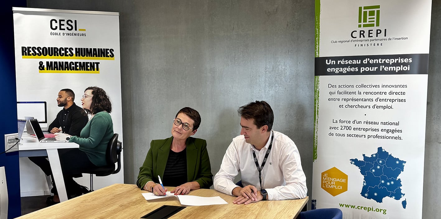 CESI Brest et le CREPI Finistère signent un partenariat 